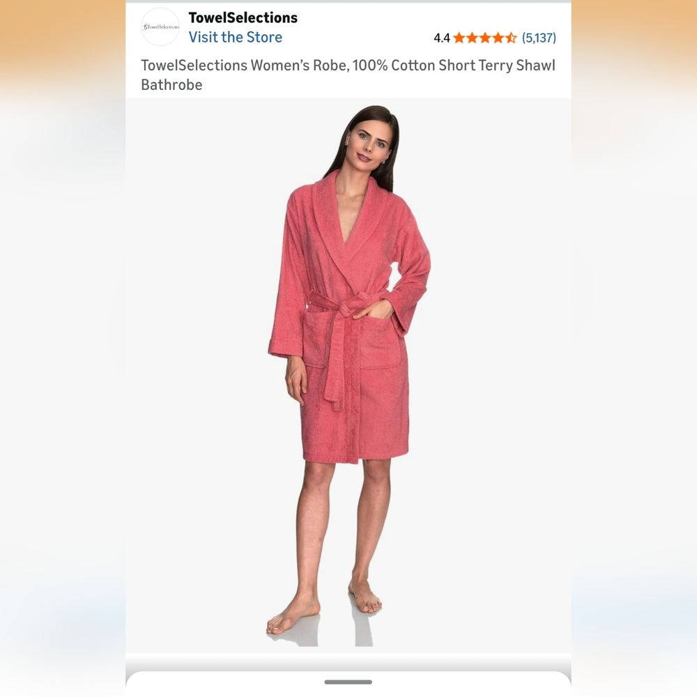 Women's Short Bathrobe